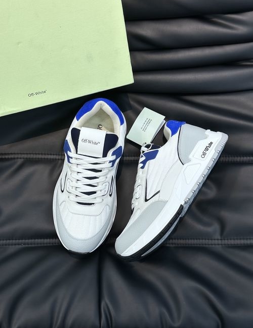 Fendi Casual Sneakers Leather Splicing Rubber Sole