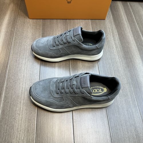 Tods Premium Casual Sneakers With Suede Upper