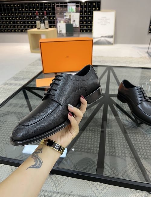 Hermes Formal Leather Shoes Premium Quality
