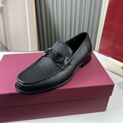 Ferragamo Premium Leather Business Casual Shoes