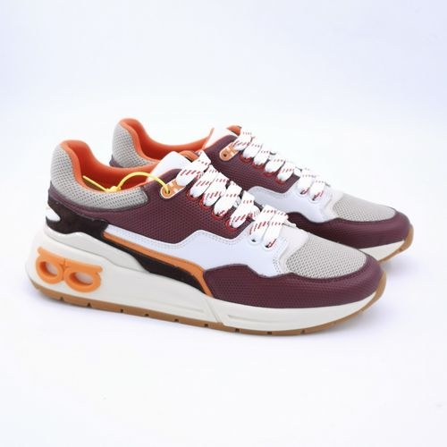Ferragamo Cowhide Mesh Casual Comfort Sneakers