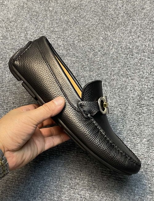 Ferragamo Cancini Buckle Slip-on Casual Shoes