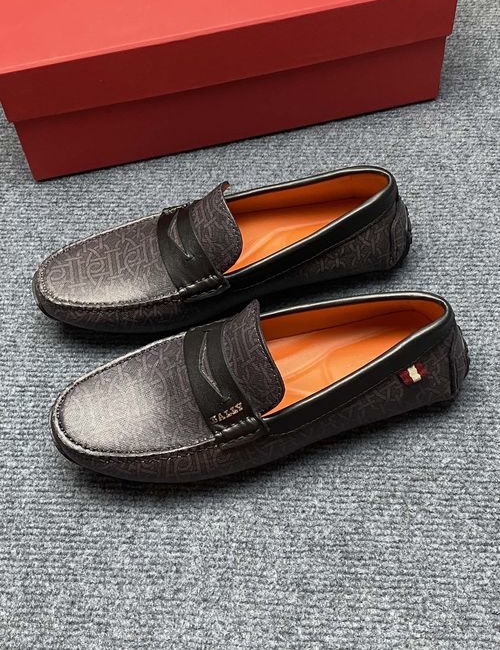 Bally Calfskin Loafers With Hardware Buckle