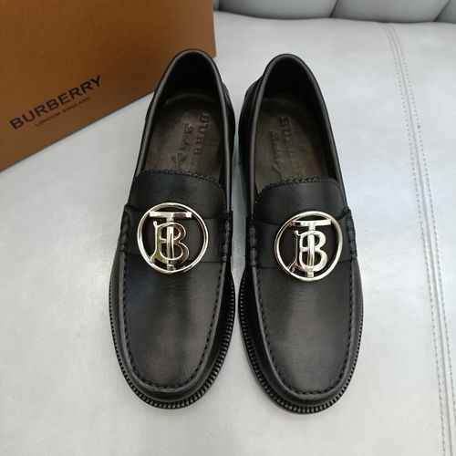 Burberry Genuine Cowhide Lining Leather Sole Shoes
