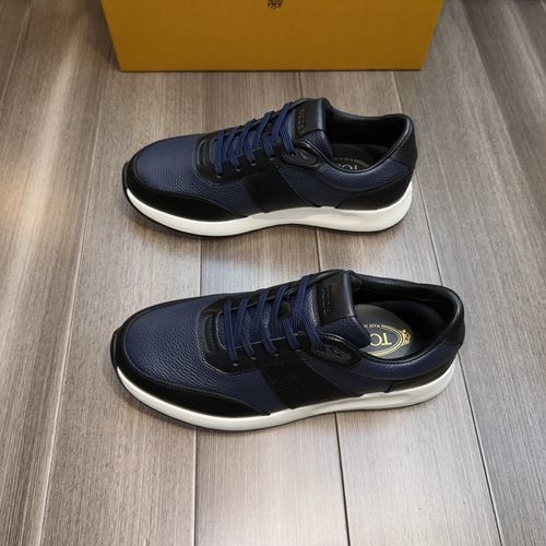 Tods Nappa Cowhide Leather Sneakers With TPU Sole