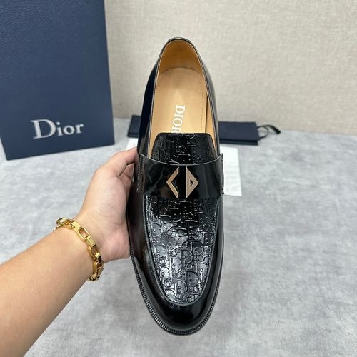 Christian Dior CD Timeless Loafers With CD Icon Buckle