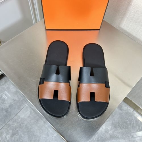 Hermes Classic H Leather Sandals