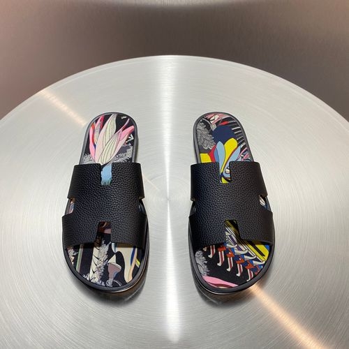 Hermes Classic H Leather Sandals