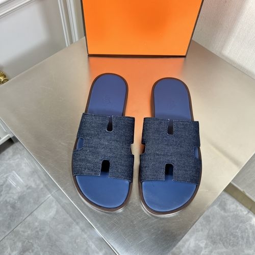 Hermes Classic H Leather Sandals