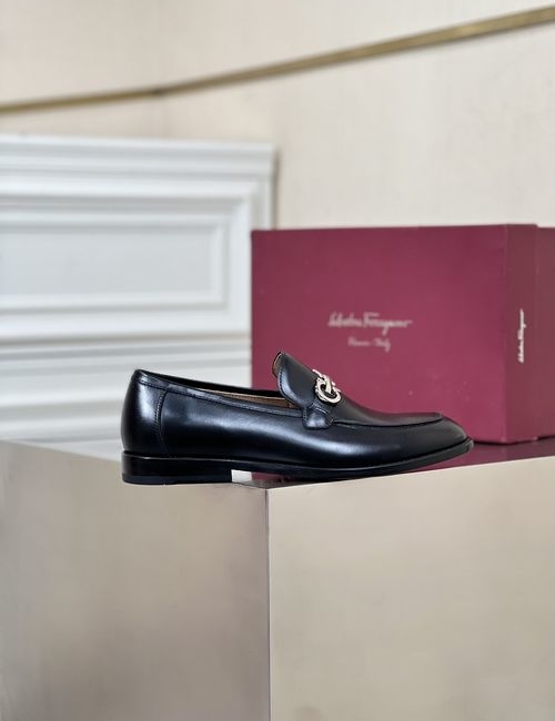 Ferragamo Moccasin Loafers With Leather Sole