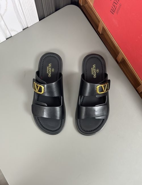 Valentino Leather Sole Slippers From Valentino Series