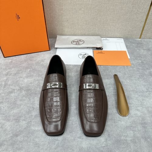 Hermes Giovanni Loafer Shoes Leather Sole