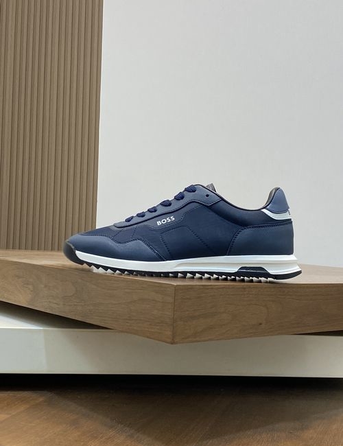 Hugo Boss Cowhide Waterproof Casual Sneakers With TPU Sole