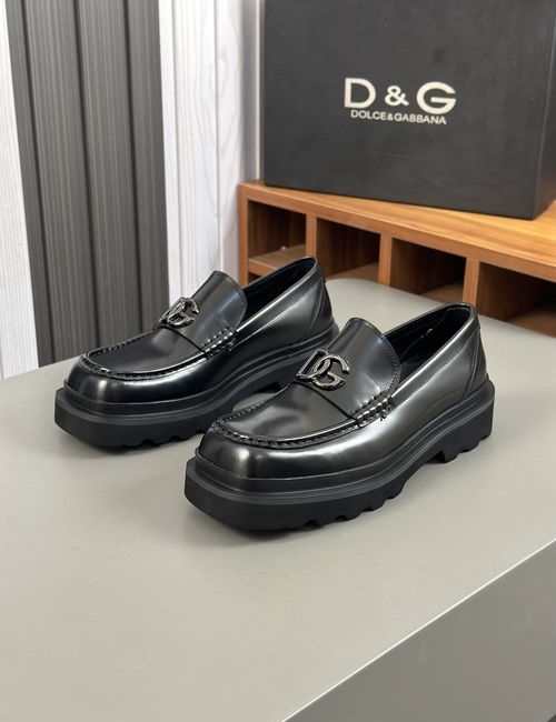 Dolce & Gabbana DG Premium Calfskin Loafer Rubber Sole