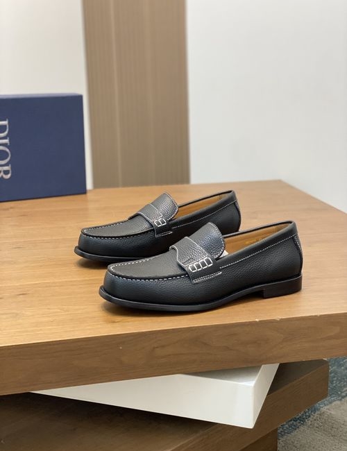Christian Dior CD Cowhide Casual Leather Shoes