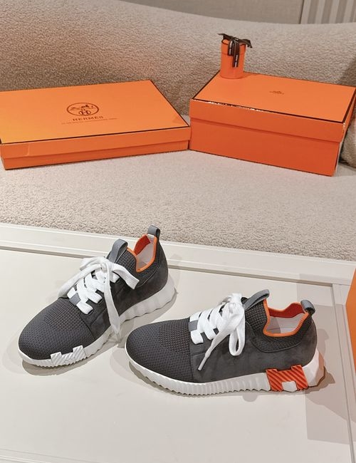 Hermes H Logo Casual Chunky Sneakers