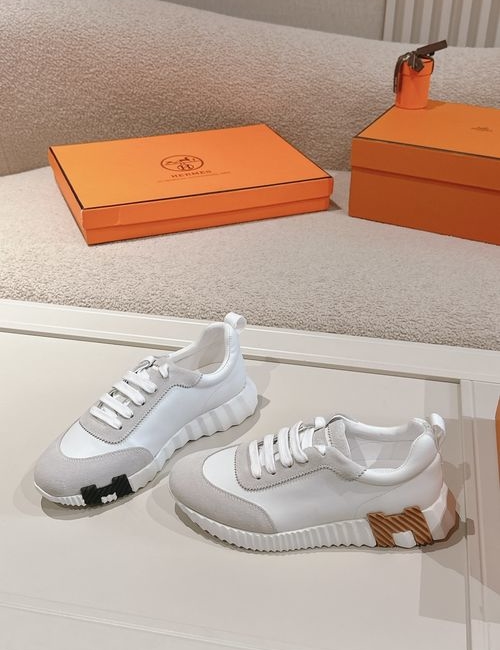 Hermes H Logo Casual Chunky Sneakers