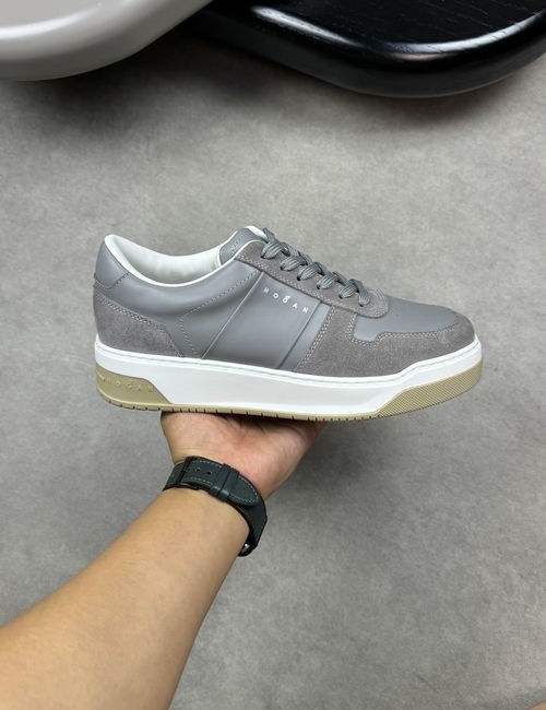 Hogan Premium Calfskin Casual Sneakers With TPU Sole
