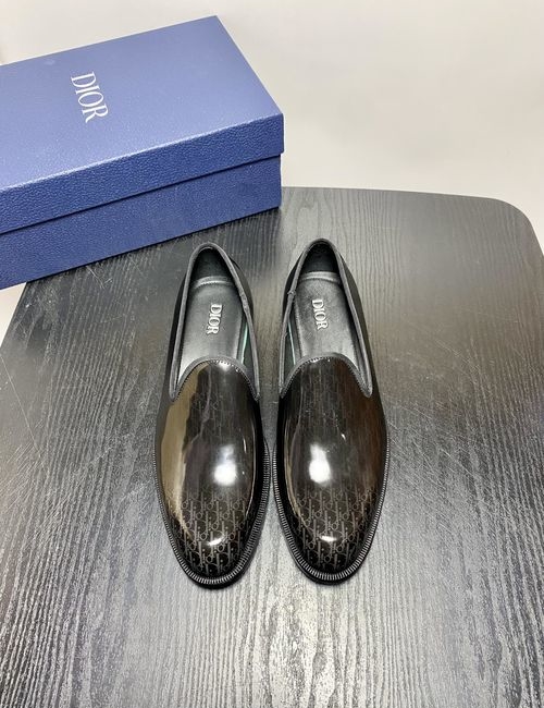 Christian Dior CD Lace-Up Leather Sole Dress Shoes