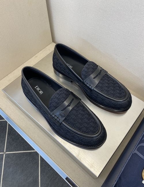 Christian Dior CD Polished Leather Casual Business Shoes
