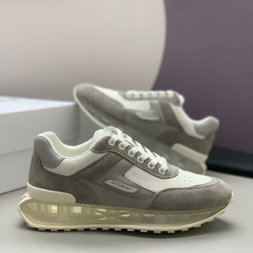 Givenchy Color-block Leather Logo Embroidery Casual Shoes