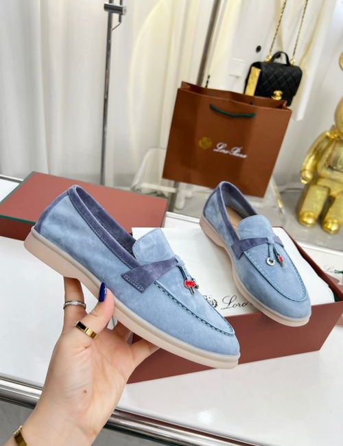 Loro Piana LP Premium Cashmere Hand-stitched Casual Shoes