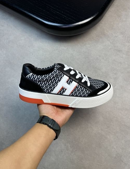 Hermes Casual Shoes Nappa Calfskin Suede Calfskin