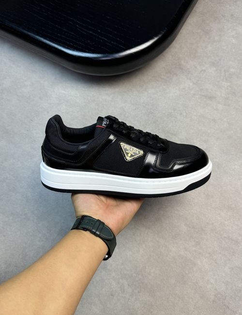 Prada Premium Leather Casual Sneakers