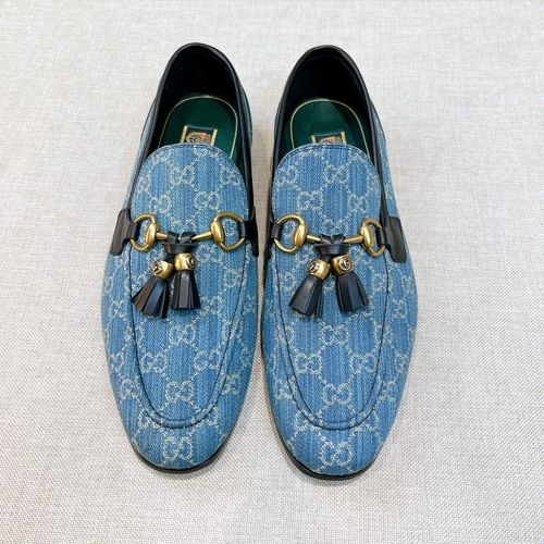 Gucci Loafer Shoes Cowhide Leather Sole