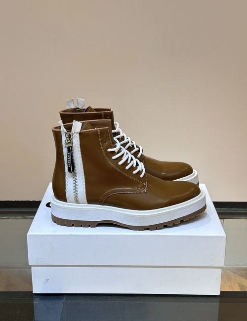 Givenchy Combat Round Toe High Top Boots