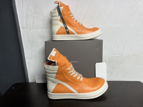 Rick Owens Classic Inverted Triangle Shoes With Top Grain Leather