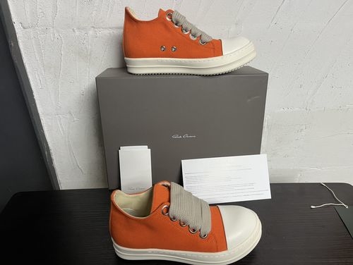 Rick Owens Big Triangle Leather Sneakers