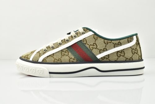 Gucci Tennis 1977 Print Canvas Sneakers
