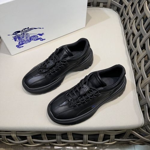 Burberry Scoot Series Topstitching Calfskin Shoes