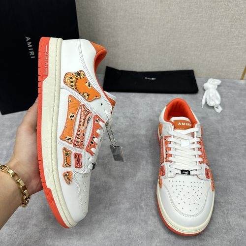 Ami Runway Skel Top Bone Casual Sneakers