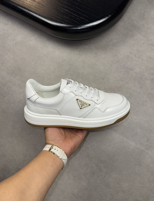 Prada Premium Cowhide Casual Sneakers With TPU Sole