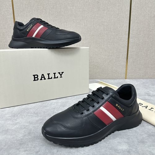 Bally Outline Stitching Casual Sneakers