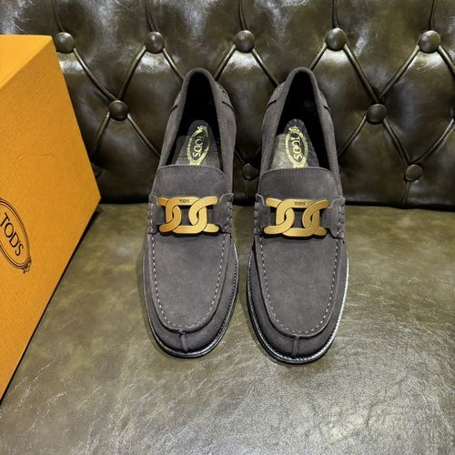 Tods Suede Leather Casual Leather Shoes