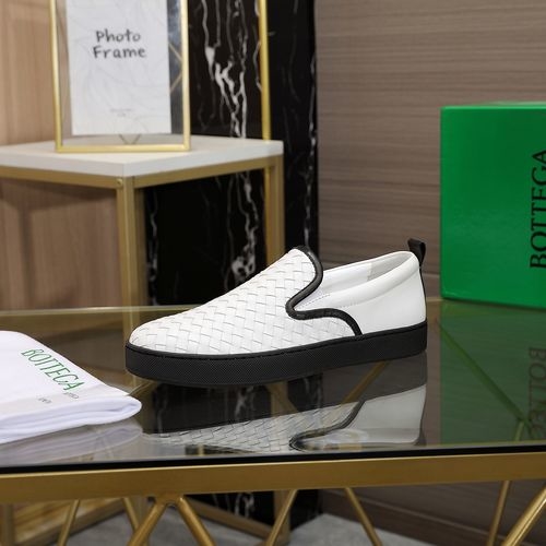 Bottega Veneta BV Woven Slip-on Shoes Imported Sheepskin Handmade