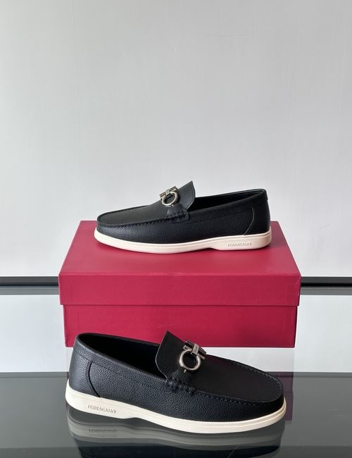 Ferragamo Genuine Leather Driving Shoes