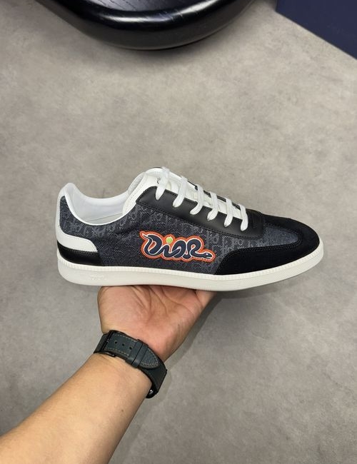 Christian Dior CD Premium Leather Casual Sneakers