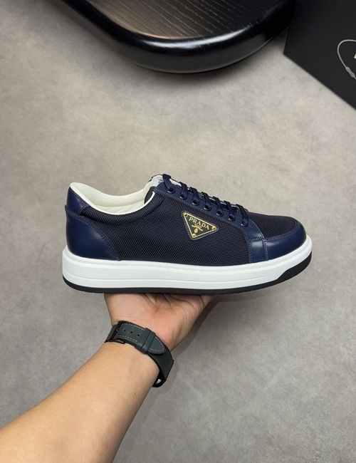 Prada Premium Leather Casual Sneakers