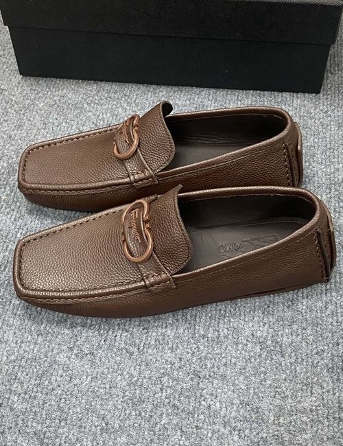 Ferragamo Premium Cow Leather Classic Shoes