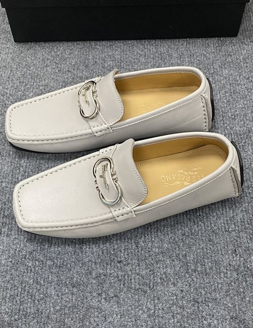 Ferragamo Premium Cow Leather Classic Shoes