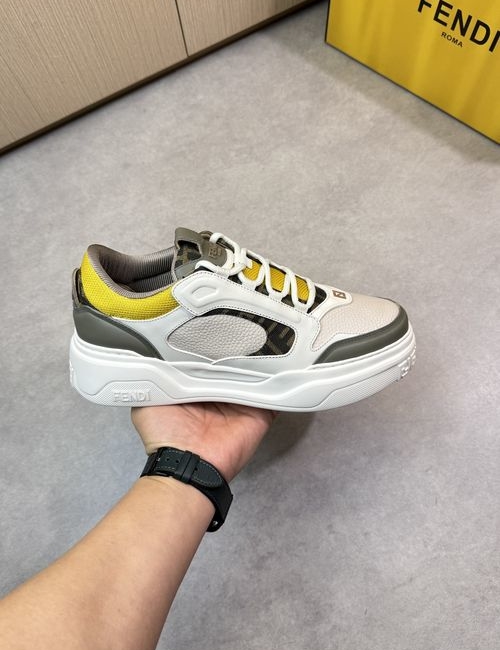 Fendi Casual Sneakers With Leather Upper