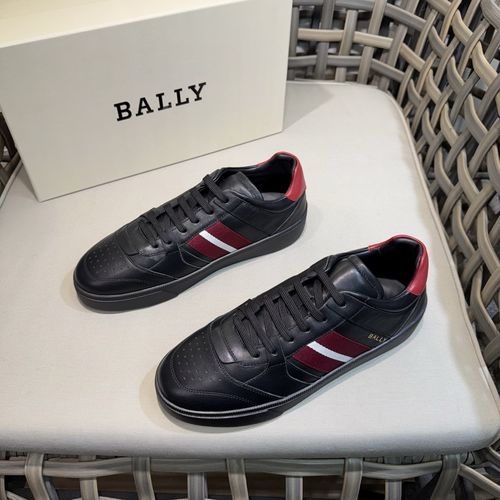 Bally Nappa Leather Casual Sneakers Non-slip Sole