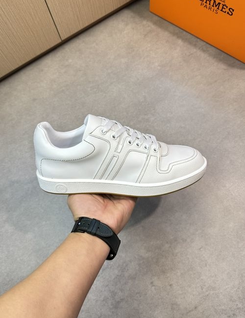 Hermes Casual Sneakers With H Emblem Logo