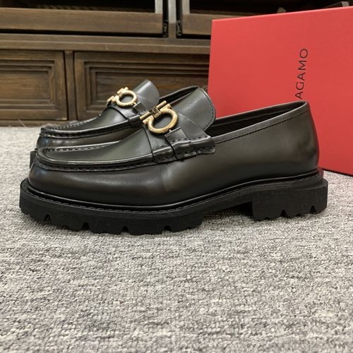 Ferragamo High-Quality Formal Leather Shoes
