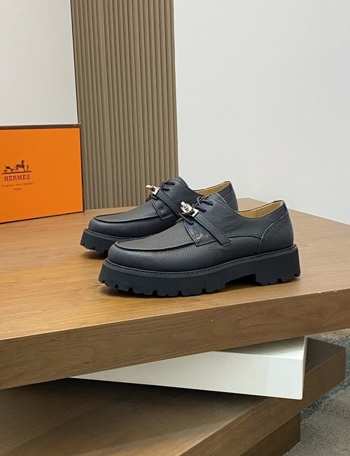 Hermes Kelly Buckle Slip On Loafers