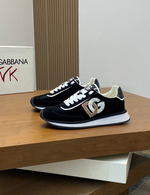 Dolce & Gabbana DG Stitching Cowhide Casual Sports Shoes